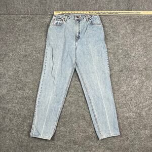 Levis 551 Jeans Womens Size 12 Blue Relaxed Fit Tapered Leg Vintage Denim